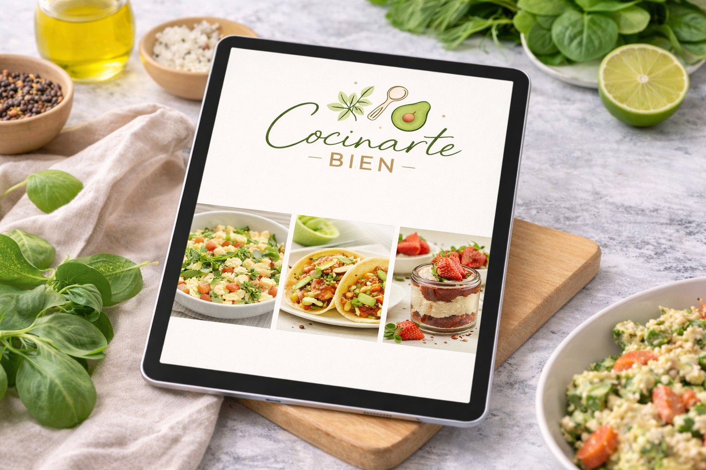 Plan de comidas de 4 semanas para personas con diabetes + 5 Regalos exclusivos 🎁